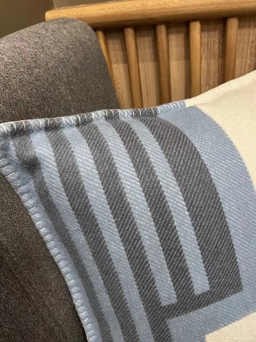 WOOL PILLOW HERMES THROW ITHAQUE 0519